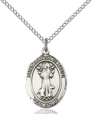 St. Francis of Assisi Medal & Chain | Gold Filled & Sterling Silver