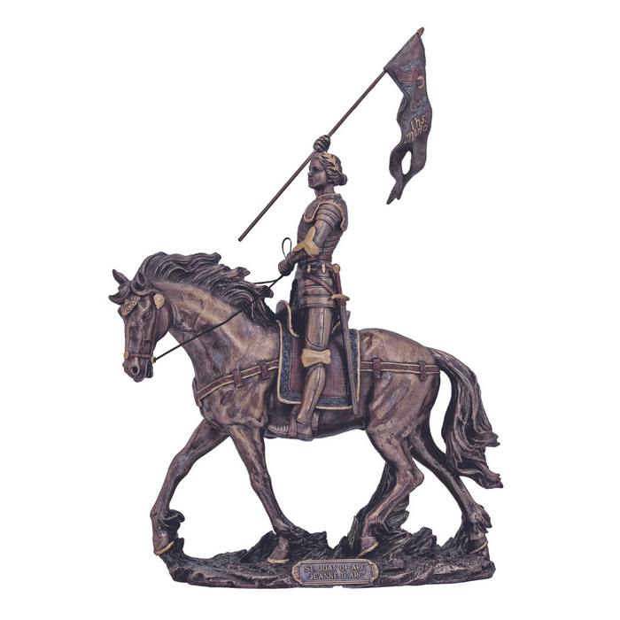 St. Joan of Arc Statue in Cold-Cast Bronze | Goldscheider of Vienna