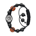 St. Sebastian Adjustable Basketball Bracelet