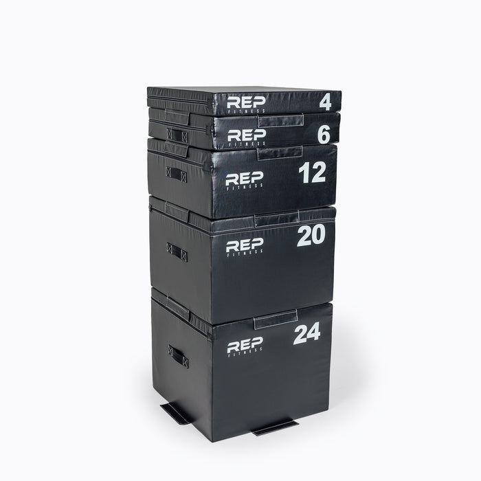 Stackable Soft Foam Plyo Box Covers