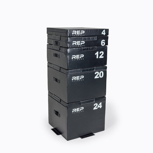 Stackable Soft Foam Plyo Box Covers