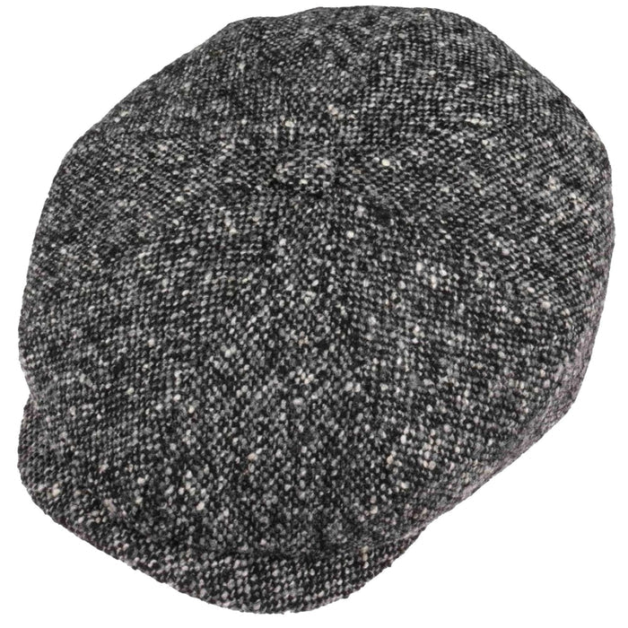 Stetson Hats Donegal Tweed Flat Cap - Grey