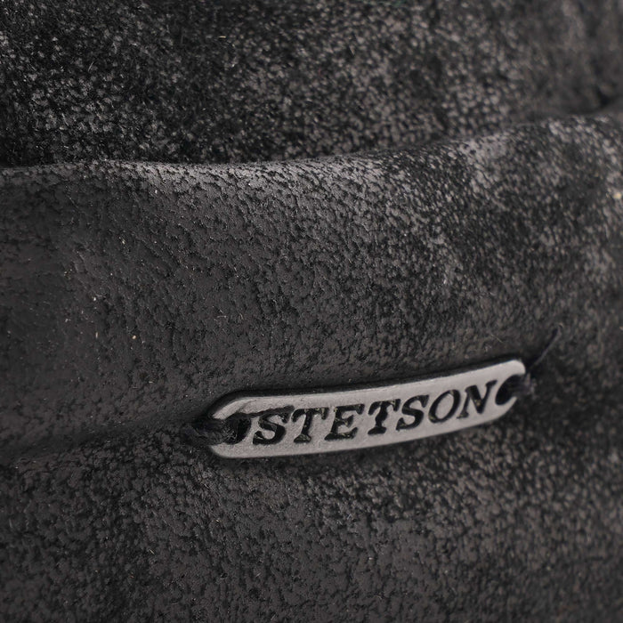Leather Docker Hat - Black