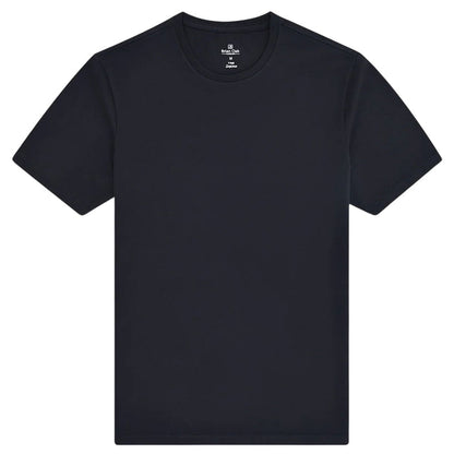 Stuarts London Brian Oak Pure Supima Cotton T-Shirt - Black