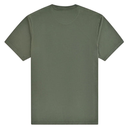 Stuarts London Brian Oak Pure Supima Cotton T-Shirt - Olive