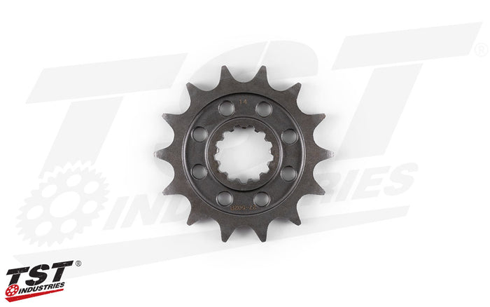 Chromoly steel alloy construction provides incredible strength properties.