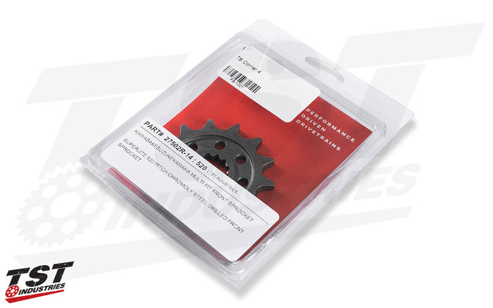 Upgrade your drivetrain with a front sprocket made for performance.