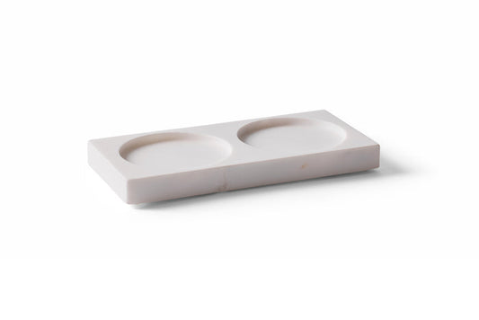 Tabletopper, white marble 2