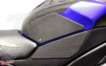 TechSpec Gripster Tank Grips on the Yamaha R1