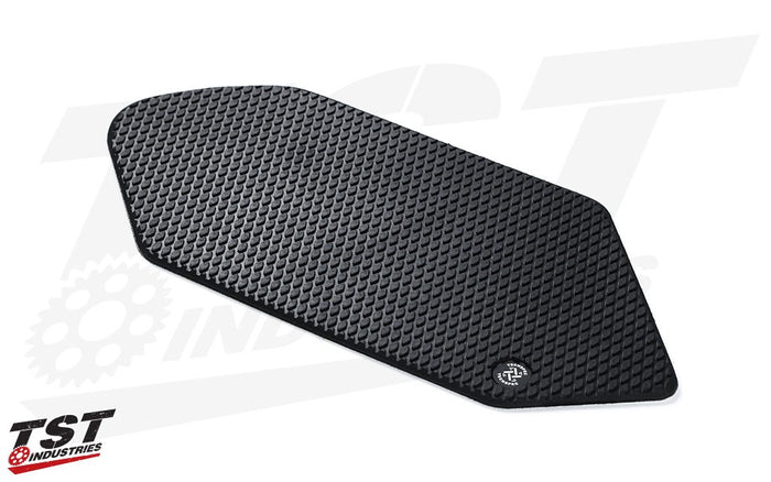 TechSpec's design is specifically shaped the the contours of the Ninja 400 and Z400.
