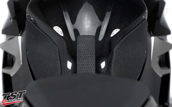 Protect your paint while also improving rider control with the Ninja 400 / Z400 TechSpec Tank Grips.