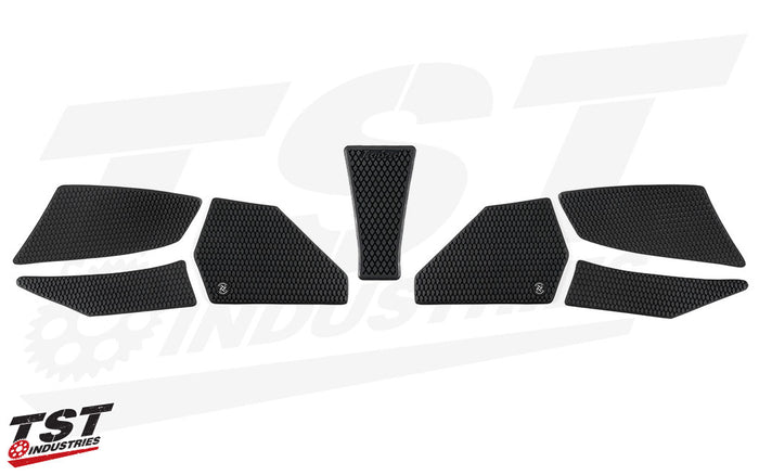 TechSpec Gripster Tank Grips for Yamaha MT-03 2020+ features a 7 piece kit.