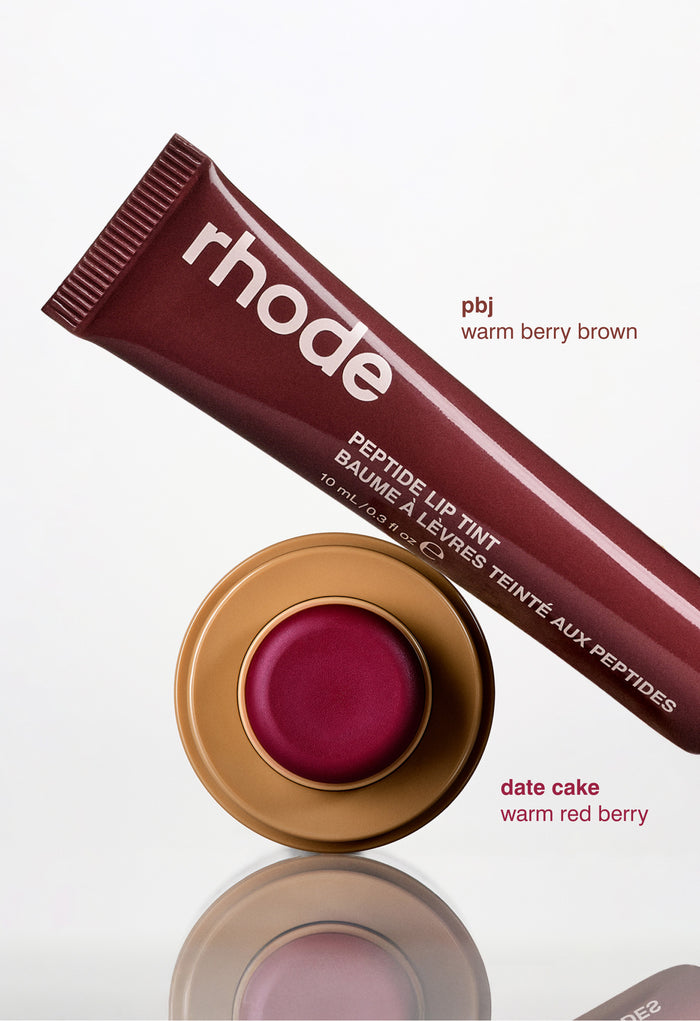 pbj lip tint and date cake blush