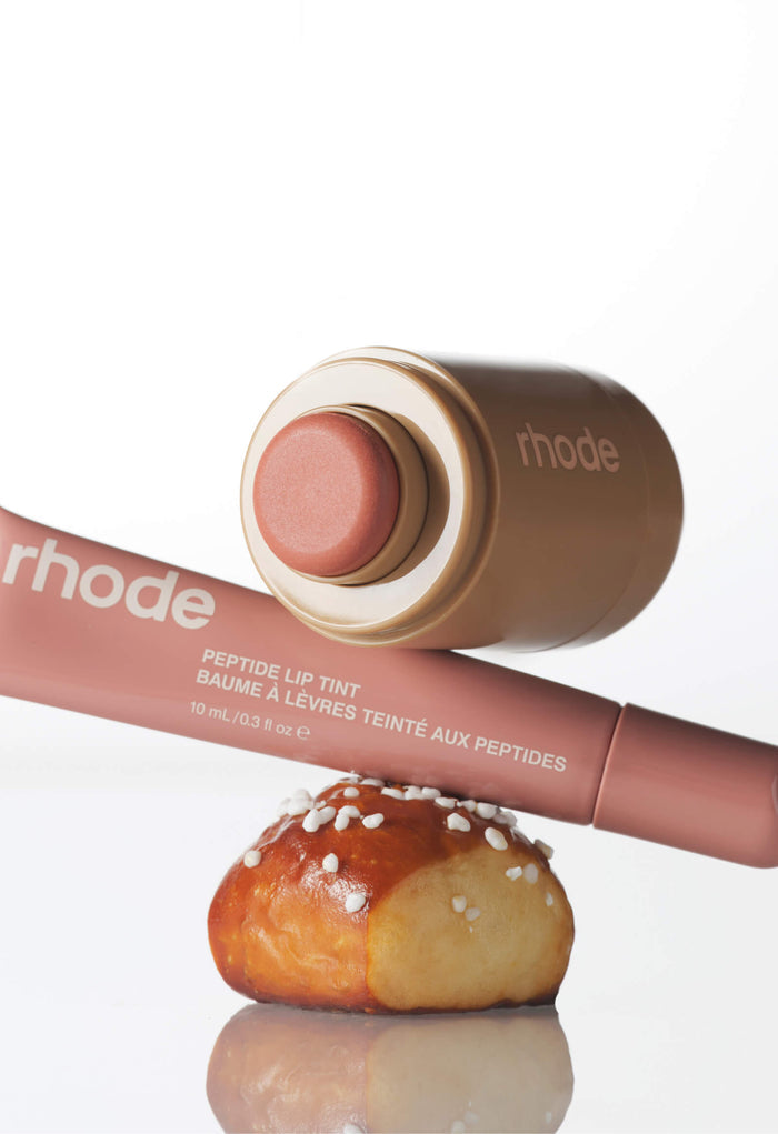 toast plt with freckle blush on top of a biscuit