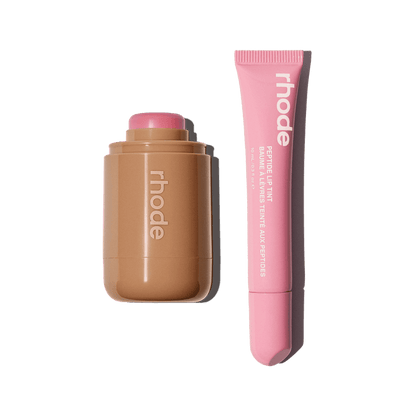 pocket blush piggy, peptide lip tint ribbon