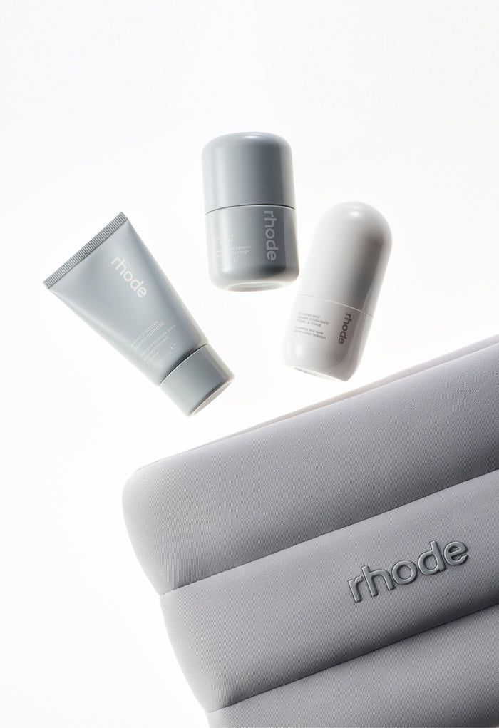 little barrier butter, little glazing milk, little glazing mist, mini bubble bag