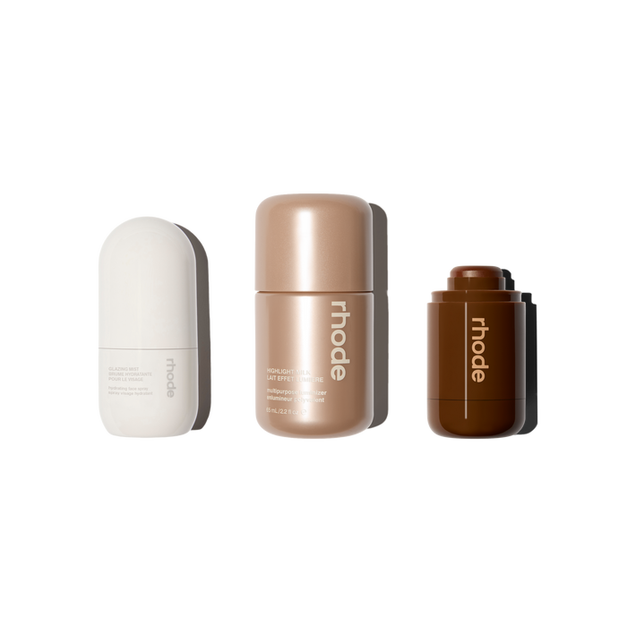 little glazing mist, highlight milk in 02, pocket bronze in shade