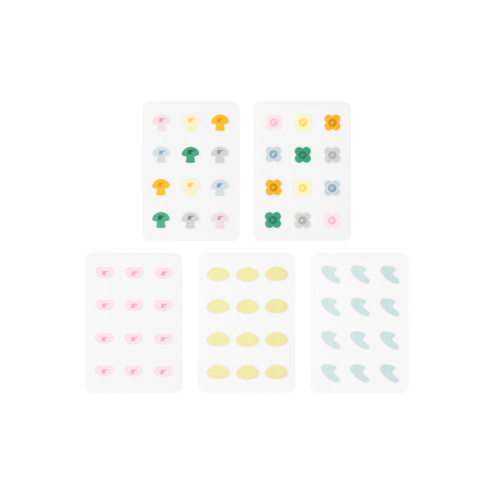 spotwear shroom, daisy, jelly bean, bubble, curve