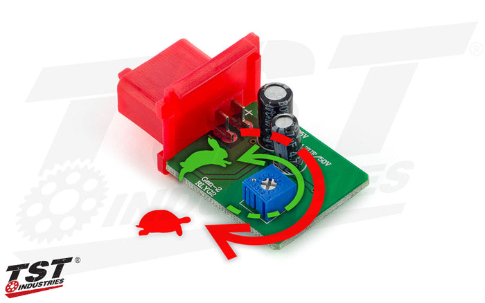 Adjustable Flash Rate.