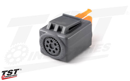 Our TST 2-Pin LED Flasher Relay Gen2-SK is compatible with a wide range of models from KTM, Ducati, BMW, and Suzuki.