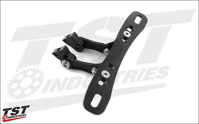 Shown installed on a TST Adjustable Fender Eliminator (Sold Separately).