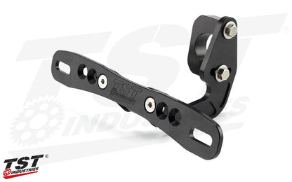 CNC machined from high grade aluminum with a durable black anodized finish.
