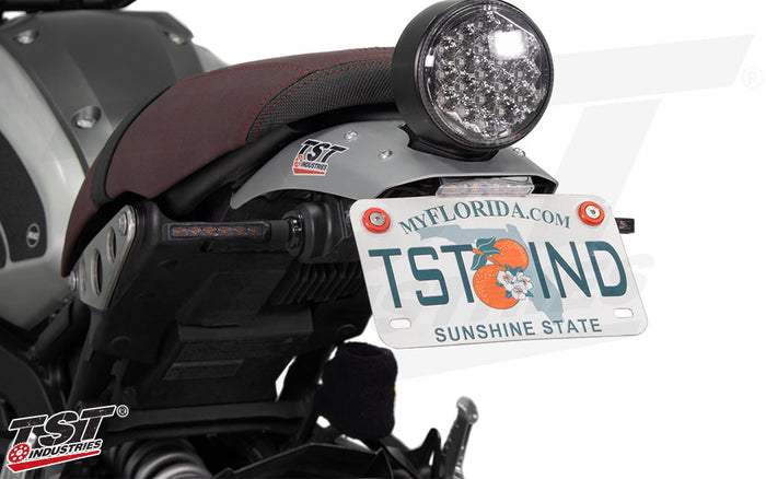 Works with most license plate bracket setups.