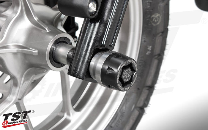 TST Industries Axle Slider Crash Protection for Honda Monkey 2019+