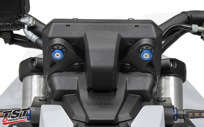 Upgrade your GSX-8S dash hardware with a premium feel and the anodized color of your choice.