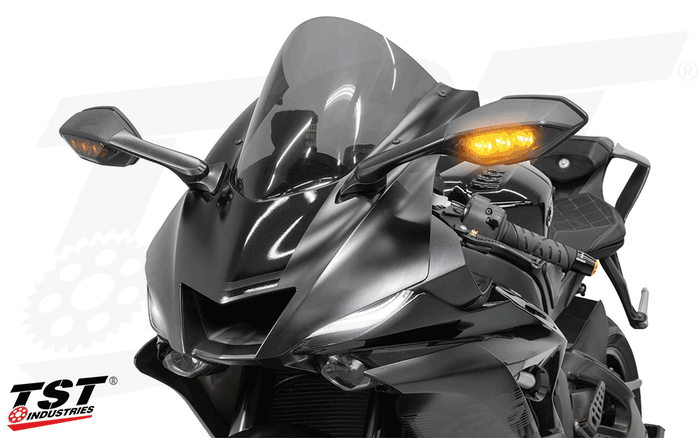 TST DRL to Turn Signal Harness Converter for Yamaha YZF-R6 2017-2020