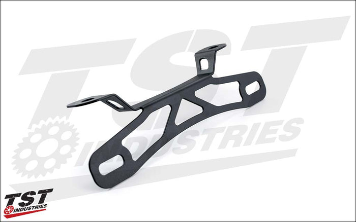 Constructed of laser cut steel with a black powder coat finish.