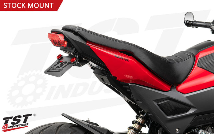 Stock mount angle is similar to the OEM angle.