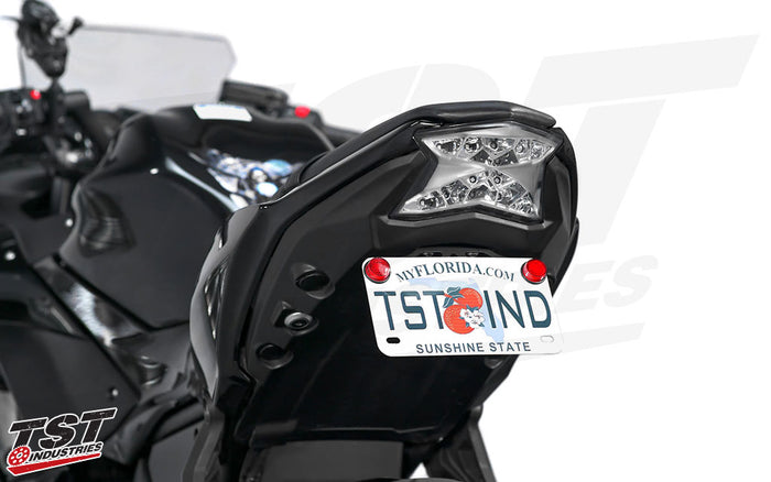 Ditch the bulky OEM fender for a sleek and lightweight fender eliminator.