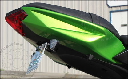 Kawasaki Ninja 650R Fender Eliminator (shown with TST LED Pod Signal Kit).