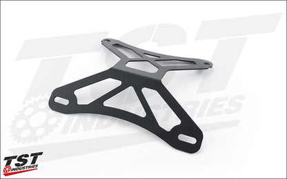 TST Fender Eliminator made from laser cut steel with black powder coat finish.