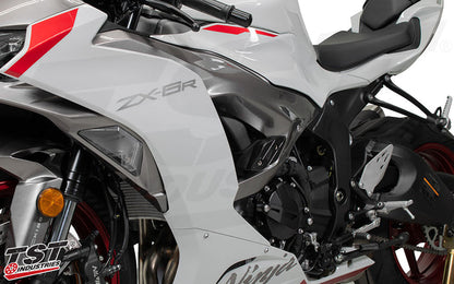 Dual mounting point brackets provide durable protection for your Ninja ZX-6R.