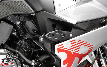 Includes both left and right side frame sliders.