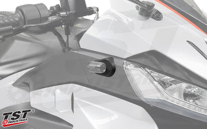 TST Front Pod Turn Signal Mount Adapter for Aprilia RS 457 2024+