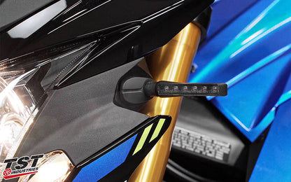 Designed to blend in with the surrounding ares of your GSX-S750.