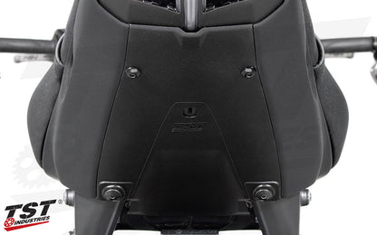 Completely eliminates the stock fender mounting hole with a clean and smooth undertail panel.