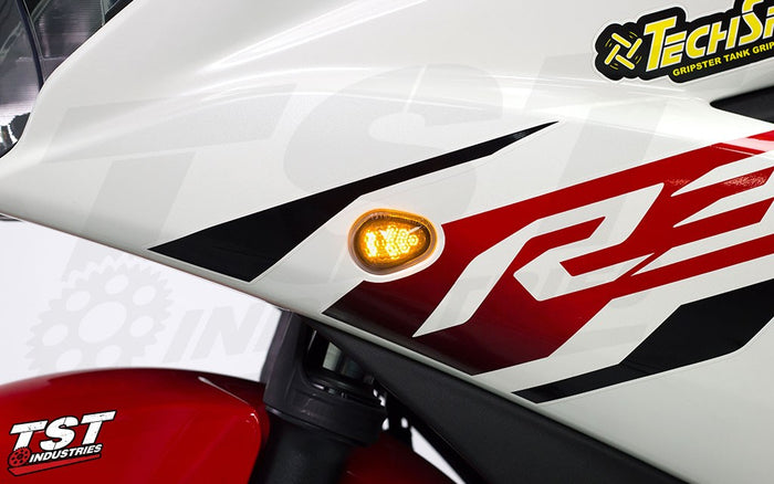 Clean up the front end of your 2015-2024 Yamaha R3. (Smoked Lens Shown)
