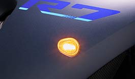 TST GTR Front LED Flushmount Turn Signals for Yamaha YZF-R7 2022-2025