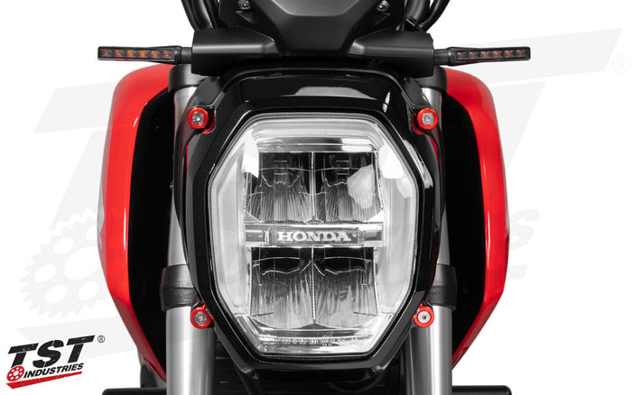 TST Headlight Hardware Accent Kit for the Honda Grom 2022-2024