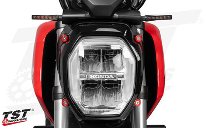 TST Headlight Hardware Accent Kit for the Honda Grom 2022-2024