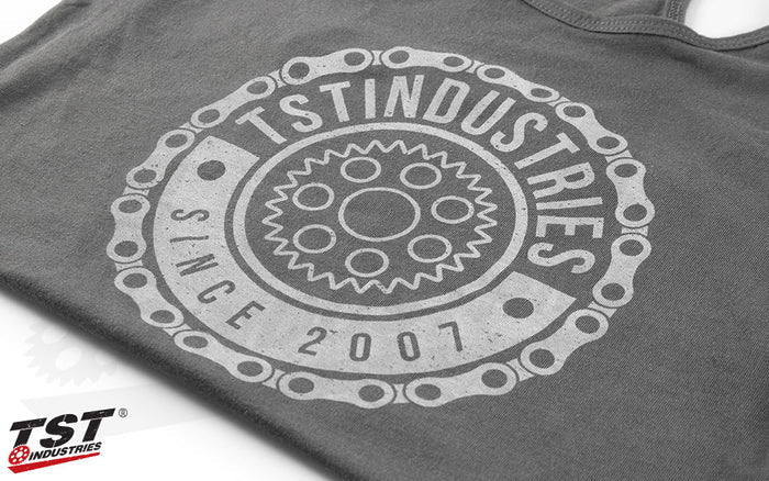Grey TST Industries Emblem Women's Tank Top.