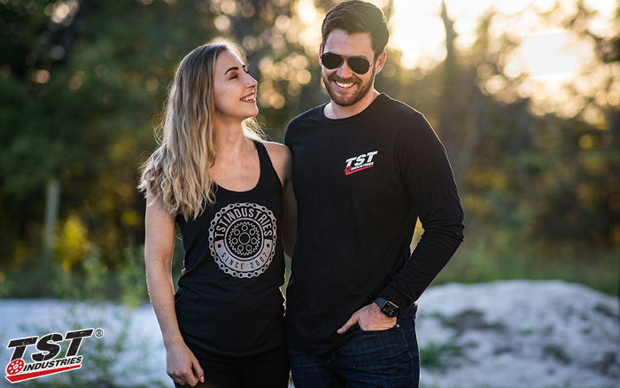 TST has merch for you and your significant other, that way you both look equally as cool.