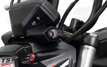 Exclusive flush mount turn signal design features high light output and wide light spread.