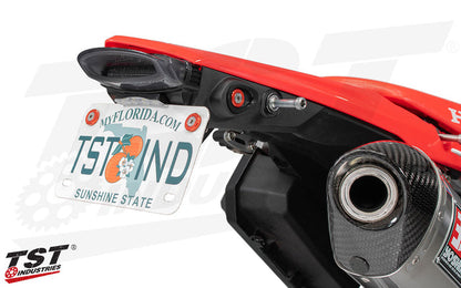 Ditch the large stock fender and tail light.