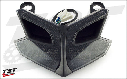 The one-of-a-kind programmable integrated taillight for the 2013+ ZX6R by TST