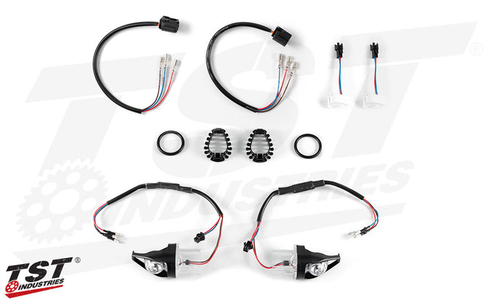 TST MECH-GTR Front LED Turn Signals for Yamaha FZ-10 / MT-10 2016+